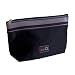 della Q Small Zipper Knitting Case for Notions (7.5" W x 5" H x 2.25" D); 035 Black Stripes 1112-1-035