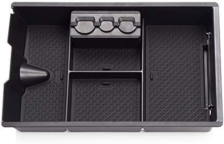 Center Console Insert Pallet Organizer for Dodge RAM 1500 (2009 2010 2011 2012 2013 2014 2015 2016 2017 2018) ABS Tray Armrest Box Glove Box Secondary Storage Accessories