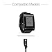TUSITA [2-Pack] Charger for Pebble Classic 1st - USB Charging Cable 100cm - Smartwatch Accessories