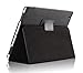 RUBAN Folio Case for iPad 4th Generation/iPad 3rd Gen (2012 Model), iPad 2 (2011 Model) 9.7 inch Tablet - [Corner Protection] Slim Fit Smart Stand Protective Cover Auto Sleep/Wake (Black)
