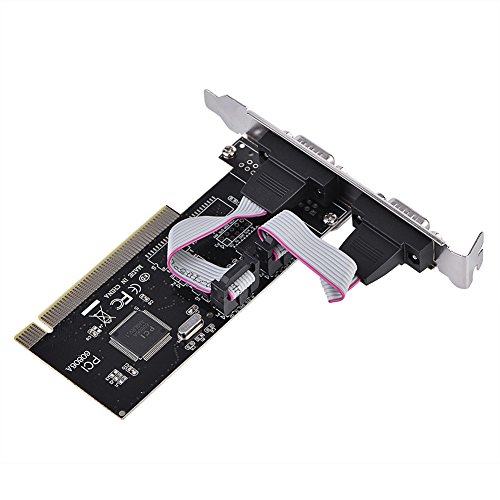 Richer-R PCI to Serial Card, PCI to Dual Serial DB9 RS232 RS-232 2 Port Extension Adapter Card Support Multiple Multi-serial Card for Desktops - Thumbnail 6