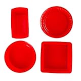 4 Pack Silicone Baking Pan Set 8 x 8 Baking Pan Cake Pan Rectangle Cake Pan Round Pie Pan 8 Inch Round Cake Pan