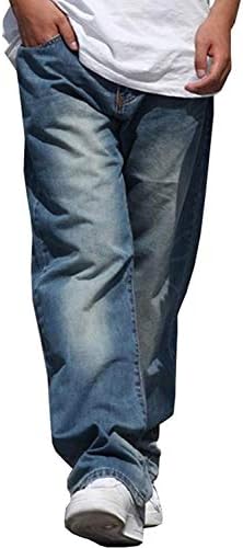 Emmay Mens Jeans Trousers Vintage Fashion Essential Baggy Soft Hip Hop Dancing Denim Pants Men Casual Trousers Jeans Trousers