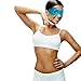 PROCLAUS Heating Pad For Neck Shoulder Back Pain and Sleep Mask (Puffy eyes) | Standard Large Reusable Ice packs For Injuries : 11''x4.72'' - EG-52318 -