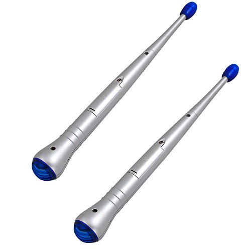funwill Electronic Drumsticks - 1 Pair Lightweight Rhythm Sticks for Children Musical Toy Party Fun for Kids