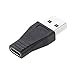 [2 in 1 Pack] Joyshare USB 3.0 Male (USB-A) to USB 3.1 Type C (USB-C) Female Connector Converter Adapter for USB Type-C Devices - Black
