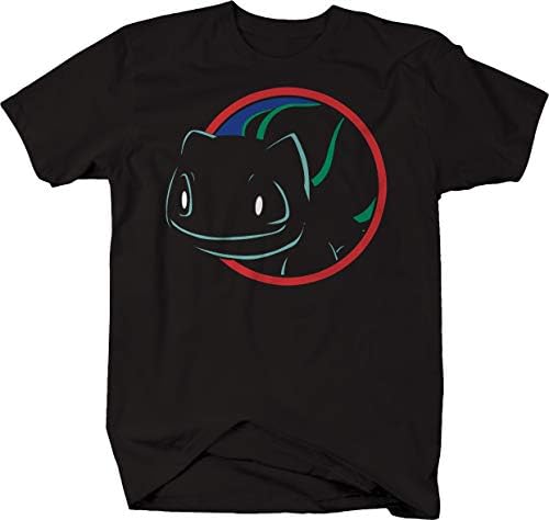 Bulbasaur Bust Road Cute Anime Role Playing Silhouette Tshirt
