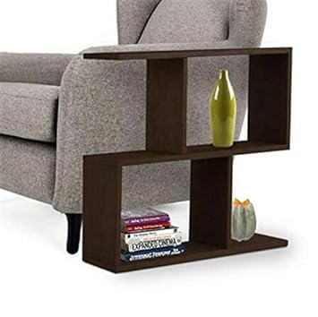 Delviraa Wood Bedside End Table Home Bedroom & Living Room Multipurpose Storage Laminated Wood Bedside Table-(Black)