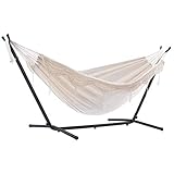 Vivere Double Hammock with Space Saving Steel