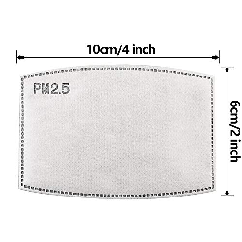 100Pcs filtros de carbón activado para niños Niños Niñas
