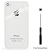 New Genuine Glass Battery Back Cover Door Replacement for Iphone 4s White USA