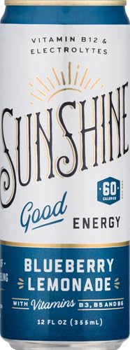 SUNSHINE BEVERAGES, LLC GOOD ENERGY DRINK, BLUEBERRY LEMONADE, 12 FL OZ