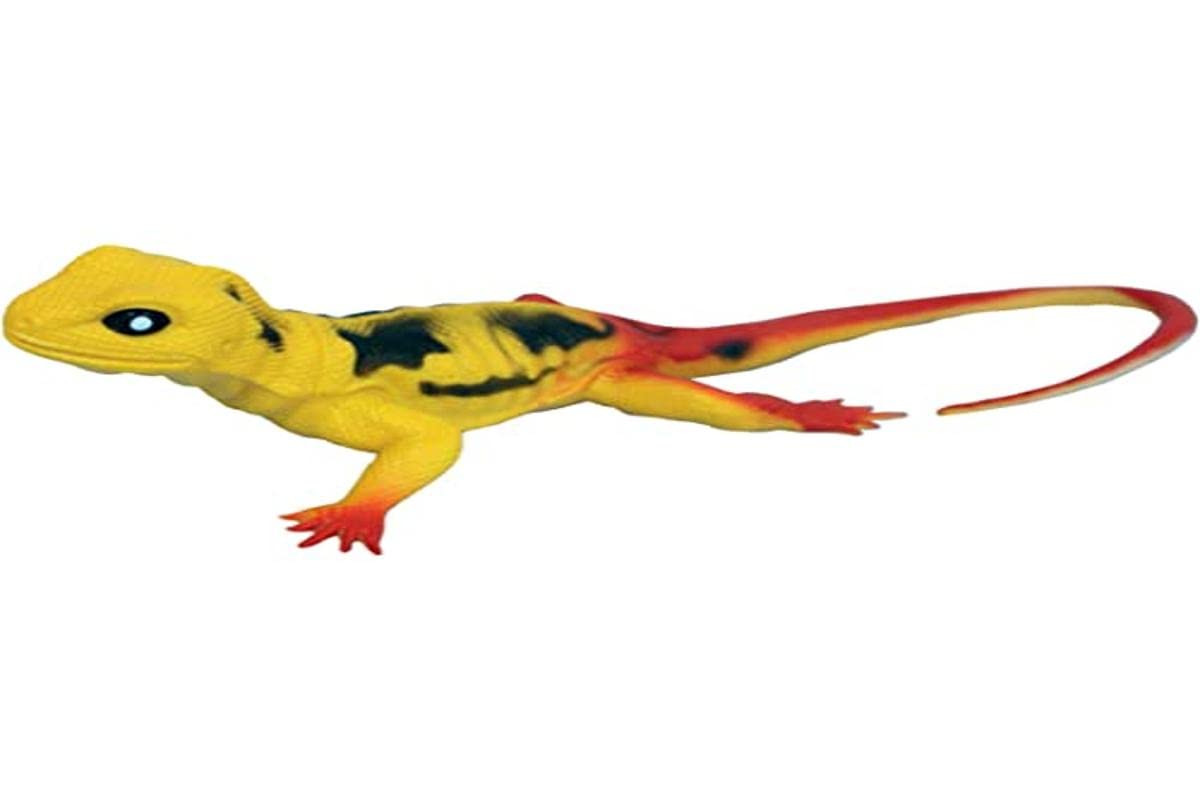 Deluxebase Sqweekies Lizard Animal Figures Animal Themed Toys with Sound Replica Lizard with Beep and Fun Makes a Great Toy for Kids