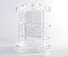 Sodynee XL Acrylic Makeup Cosmetic Organizer Storage, 360-Degree Rotating Adjustable Shelves