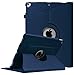 Fintie Rotating Case - 2017/2015 iPad Pro 12.9 inch (Old Model) 1st & 2nd Gen Case, 360 Degree Swiveling Stand Protective Back Cover, Supports Auto Wake/Sleep, Navy
