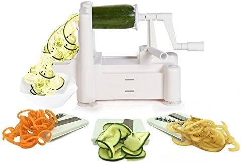 Vegetable Spiral Slicer ,PAMISO Vertico Spiralizer, Fresh Veggie Spaghetti & Pasta Maker for Low Carb Healthy Vegetable Meals