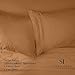 1500 Supreme Collection California King Sheet Sets Mocha Brown - Luxury Hotel Bed Sheets and Pillowcase Set for Cal King Mattress - Extra Soft, Elastic Corner Straps, Deep Pocket Sheets Mocha Brown