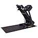 Goplus Treadmill Mat High Density PVC Heavy Duty Equipment Mat Folding Exercise Mat Large Floor Protector, 6.5 x 3-Feet