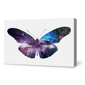 Wall26-Canvas Wall Art-Beautiful Butterfly-Giclee Painting Wall Art for Bedroom Living Room Home Decoration - 12x18 inches