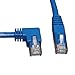 Tripp Lite Cat6 Gigabit Molded Patch Cable (RJ45 Left Angle M to RJ45 M) Blue, 3-ft.(N204-003-BL-LA)