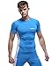SEOBEAN Men's Sports Gym Training Fitness Short Sleeve Tee