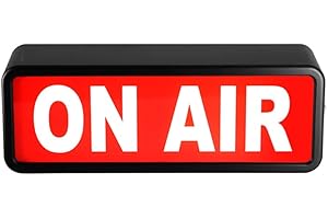 [Alfoto] ON AIR SIGN LED LIGHT/ #1 Item for (Youtube/Studio/Home Studio/Company/Desk or Wall Decor). Simple and easy ON/OFF S