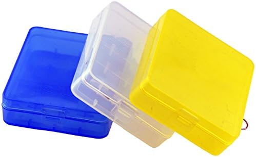 LingSY Battery Storage Case/Box/Organizer/Holder for 4 18650 Batteries or 8 CR123A Battery, 3Pcs