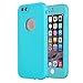 iPhone 6S Waterproof Case, Pandawell Slim Thin Light Dirt/Dust Proof Snowproof Shockproof Case Full Body Underwater Protective Cover for Apple iPhone 6 / iPhone 6S 4.7 inch - Teal