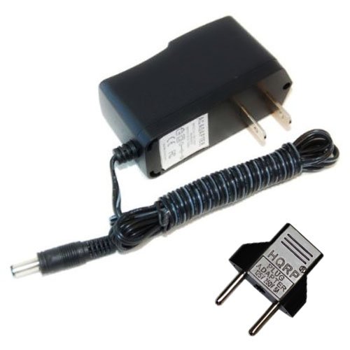 HQRP AC Adapter for Fishman PRO-AuR-SPC, Aura Spectrum DI Acoustic Imaging Pedal, Power Supply Cord + Euro Plug Adapter