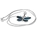 Silver and Blue Green Abalone Paua Shell Butterfly Pendant Mood Necklace Perfect Jewelry Gift for Girls