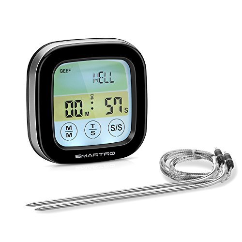SMARTRO BBQ Meat Thermometer for Oven BBQ Grill Kitchen Food Smoker - Thumbnail 3