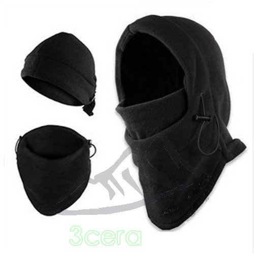 3CERA® 6 in1 Warm Face Cover Winter Ski Mask Beanie Police Swat CS Anti-terrorism Mask Neck Warmers Helmet parts 14.3
