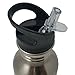 Personalized Custom Karate Stainless Steel Water Bottle with Straw Top Lid 20 Ounce Water Bottle Customizable (Black)