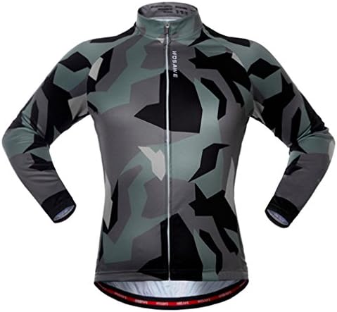 Camouflage Long Sleeve Cycling Colthing Mountain Bike Shirt - XL