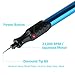 Electric Engraver Pen 3 Diamond Tip Bit Etching Carve Tool Metal Engraving Carbide Scribe Drilling Pen Engrave Jewellery Stone Wood Plastic Leather Glass (Blue)