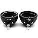 HOZAN Black 4-1/2 Inch Passing Light Mounts 4.5 Motorcycle Light Housing for Kawasaki