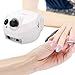 Belle Electric Nail Drill,Professional 30000RPM Nail Drill Machine,Electric Nail File Manicure Drill Set for Acrylic Gel Nail,E File Nail Drill,110V,White