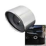 Airkoul Stainless Steel Chrome Exhaust Muffler Tail Pipe Tip For Honda Accord MK 2009 2010 2011 2012