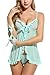 Avidlove Womens Lingerie Tie Front Lace Babydolls Mesh Chemises