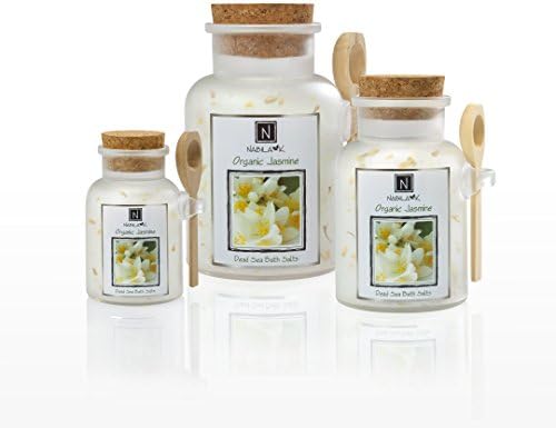 Organic Jasmine Bath Salt by Nabila K (17.6oz)
