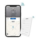 Smart Luggage Tag,SwiftFinder Bluetooth Key Finder GPS Item Tracker Locator Suitcases Bag Anti-Lost Bidirectional Alarm Reminder with App Control for iPhone and Android White