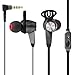 Earbuds, UROPHYLLA Earphones 4 Feet In-Ear Headphones with Microphone Heavy Bass Noise Cancelling Headphones for iPhone/iPod/iPad/Samsung/Android and More Audio Devices