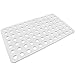 AIR TREE Non-Slip Bath,Shower,Tub Mat,15 x 29 Inches,Soft Rubber with Big Drain Holes,Suction Cups,Machine Washable,Bathroom Mats/Rectangle (White)
