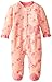 Rene Rofe Baby Baby Girls' Floral Micro-Fleece Zip Front Coverall