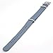 CIVO Watch Bands Premium Ballistic Nylon Watch Strap Stainless Steel Buckle (Smoke Grey, 22mm)
