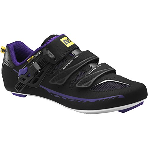 Mavic Women's Ksyrium Elite Road Cycling Shoe 7.5 Black/Plum