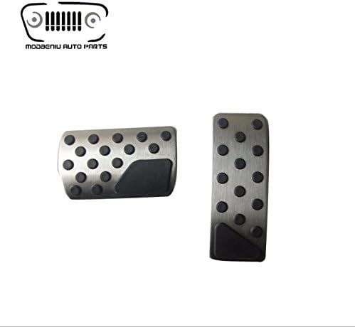 Pedalset Car Accelerator Brake Pedals At Foot Plate for 2011-2015 Jeep Grand Cherokee
