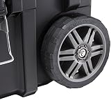 Keter Black Horizontal Tool Box Trolley with Wheels and Handle 65cm view 11