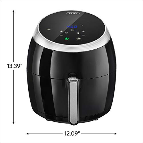 BELLA (14679) 5.3 Quart Air Convection Fryer, Black Pricepulse