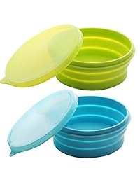 ME.FAN   Cuenco plegable de silicona con tapas   J